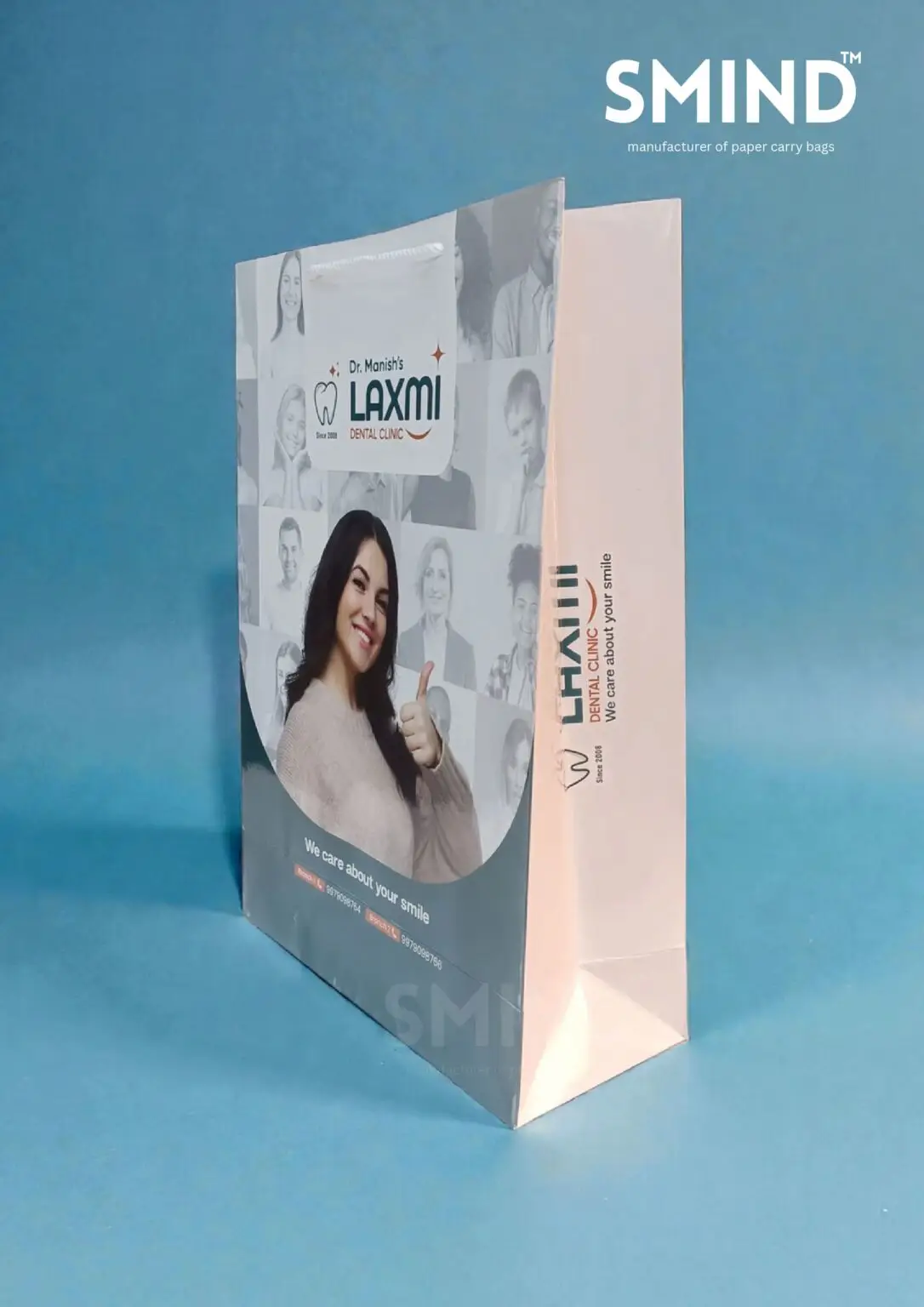 Hospital Paper Carry Bag By Smind Packaging Gujarat